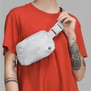 lululemon athletica White  Camo Crossbody  bag